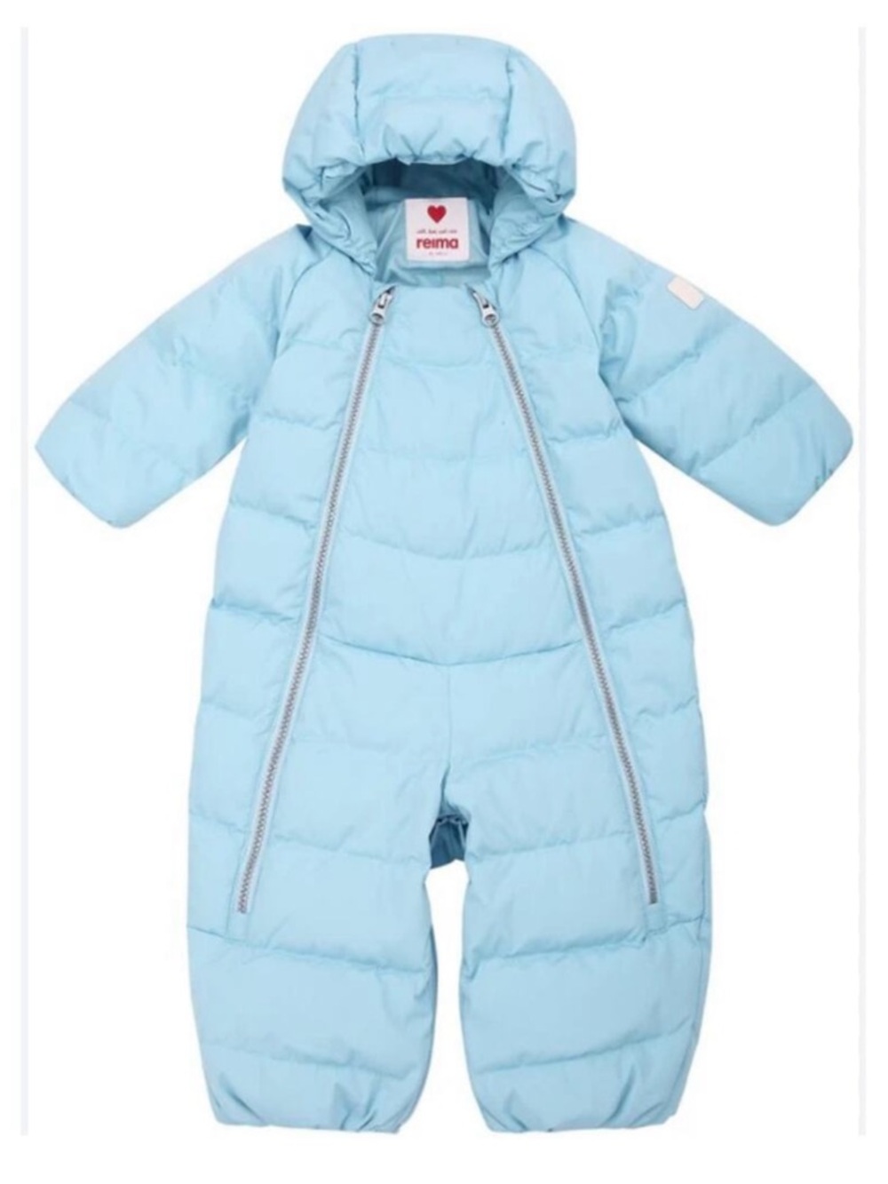 NWOT Blue Reima Tilkkanen Babies Bunting/Down Snowsuit Infant Sz 3 - 6 Mth
